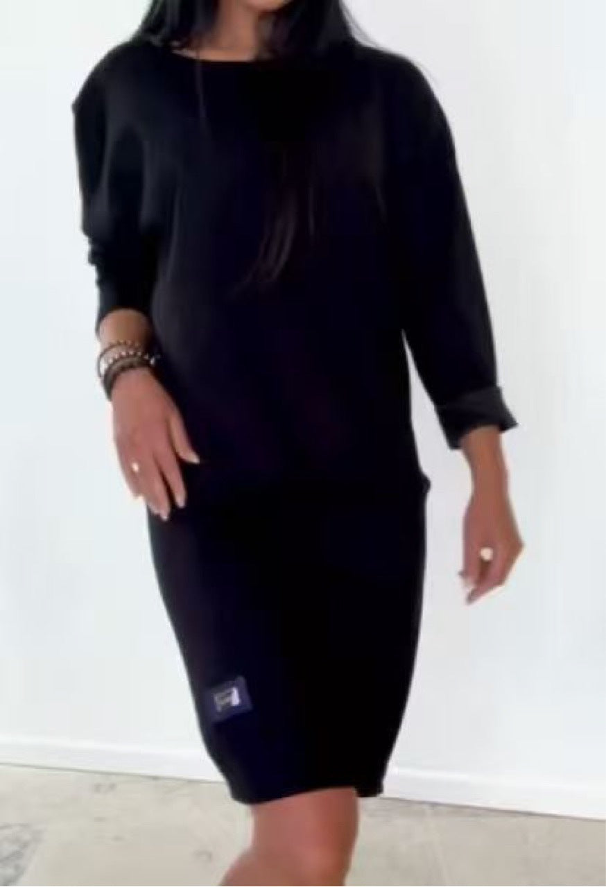 Soft knit sweater and leggings set for casual home wear