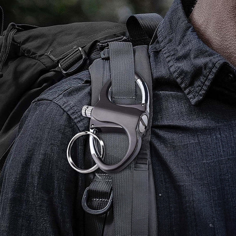 2025 Metal Keychain Lighter, ignite, waterproof, black