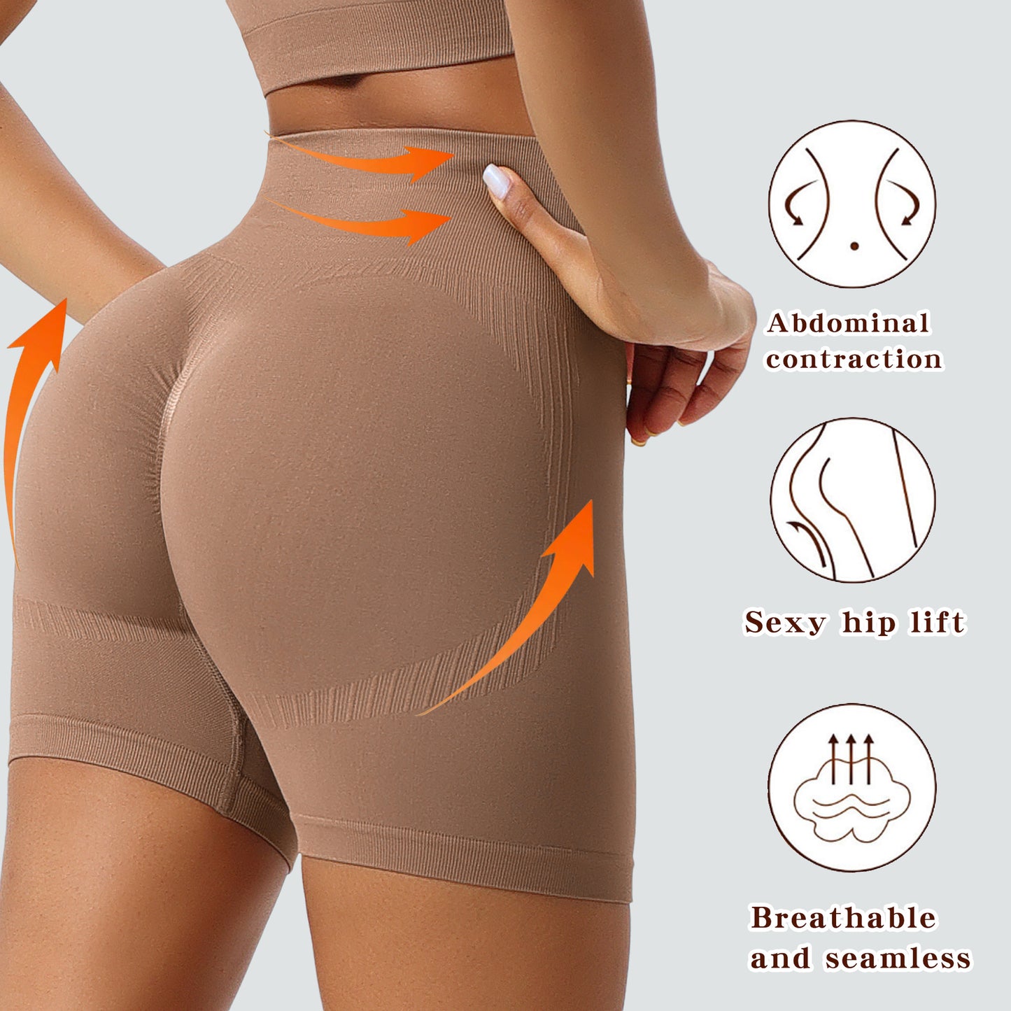 Women's Butt Lifting Pants High Waist Tummy Control Shapewear Thin Trainer Safety Pants