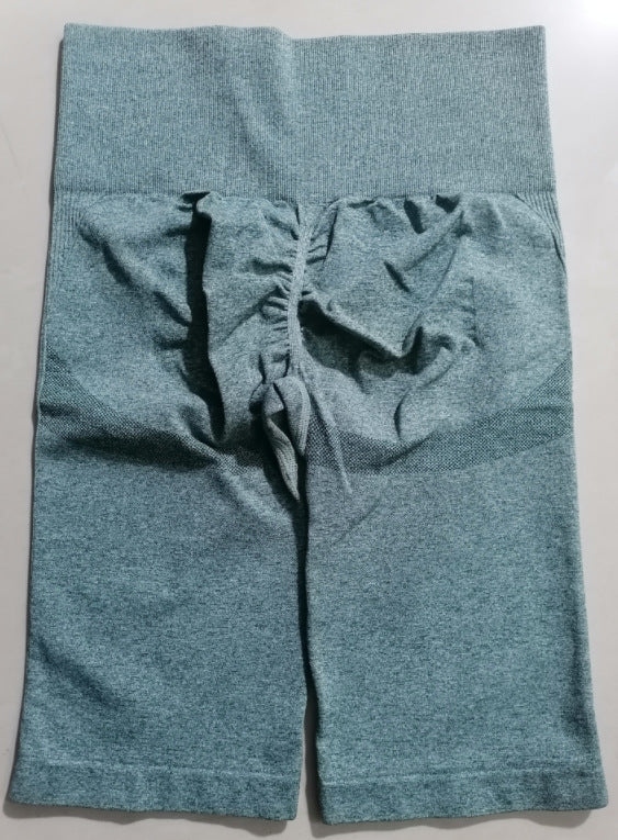 Women's Five-Quarter Pants High Waist Slim Quick-Dry Cycling Yoga Pants