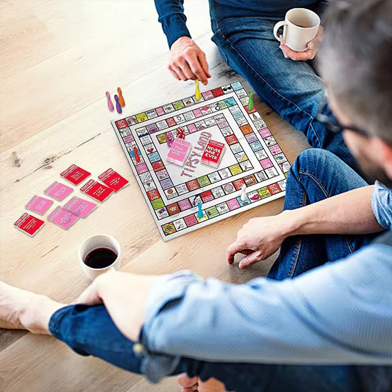 Tipsy Land Drinking Games: Interactive game for adult girls' nights, bachelorette & Halloween parties. For 2 - 8 players.