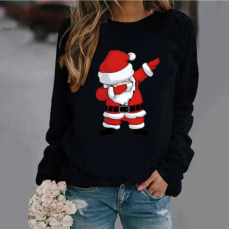 Women's Round Neck Sweatshirt New Arrival Christmas Foreign Trade