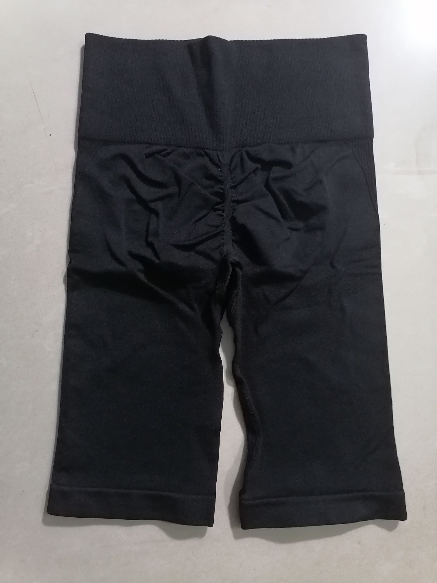 Women's Five-Quarter Pants High Waist Slim Quick-Dry Cycling Yoga Pants