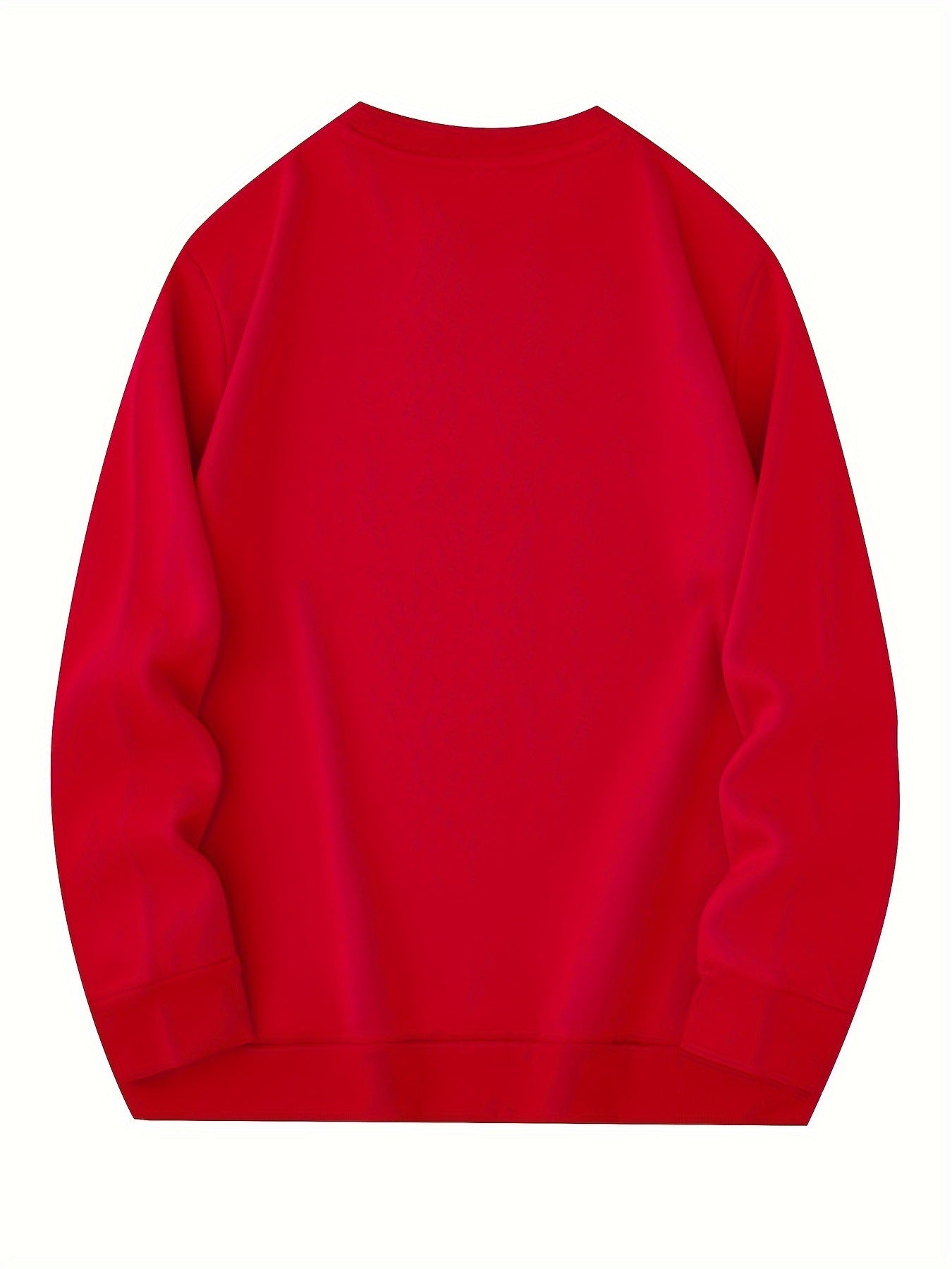 Men's Christmas Gnome Graphic Sweatshirt - Olive Green Casua